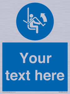 Custom Mandatory: Open safety bar of chairlift